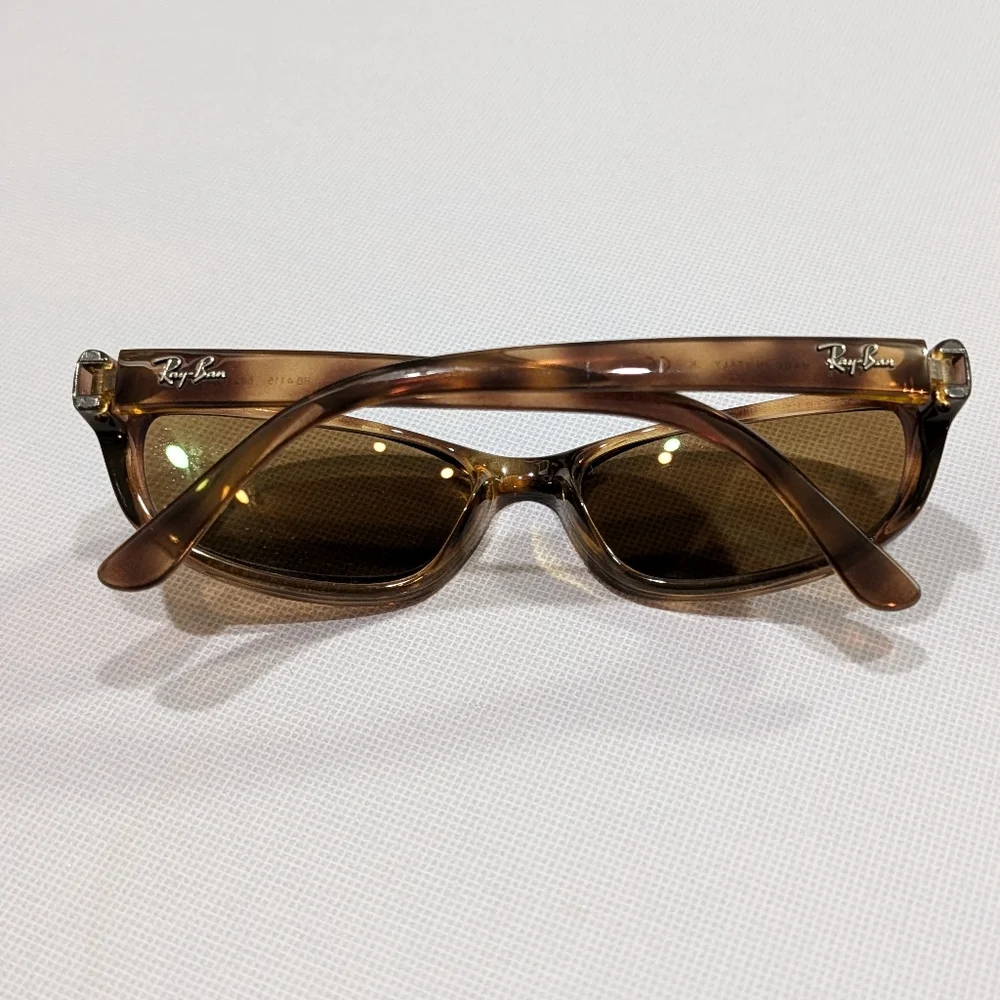 Frames Only - Ray-Ban RB4115 642/73 Tortoise Eyeglass Made in Italy - Picture 2 of 4